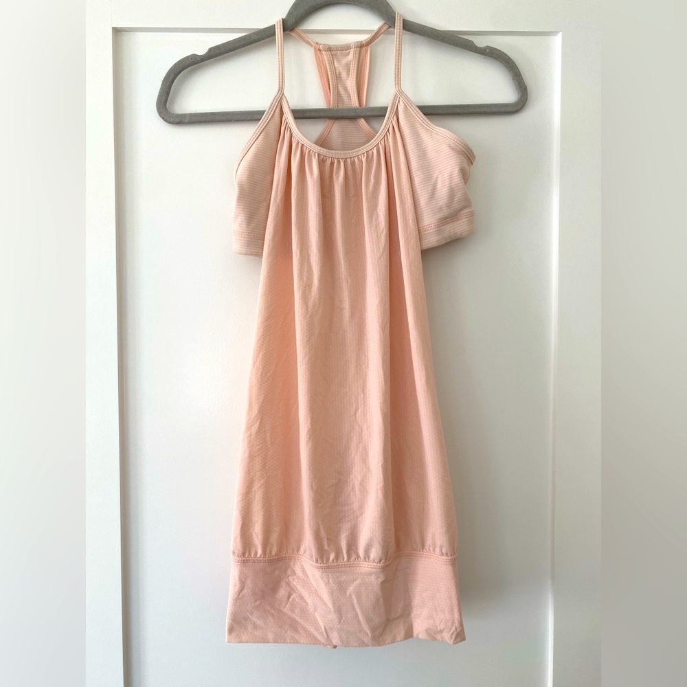 Lululemon Baby Pink No Limits Tank size 6